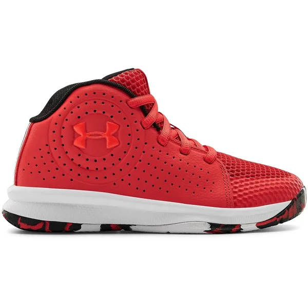 Under Armour Pre-School Jet 2019 Basketball Shoes - Red, 2.5