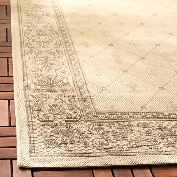 Safavieh Courtyard CY2326-3009 5&3x22 x 5&3x22 Round Brown, Natural Area Rug
