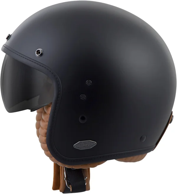Scorpion Belfast Open-Face Helmet Matte Black SM