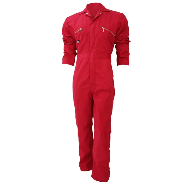 Dickies Redhawk Zip Front Coverall Regular, Mens Workwear Red 54Inch