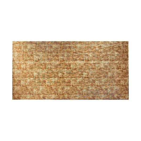 96x22W x 48x22H Fasade Ripple Horizontal Wall PANEL - Bermuda Bronze