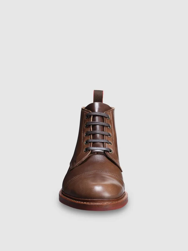 Men's Allen Edmonds Patton Boot - 10.5 E, Natural Leather