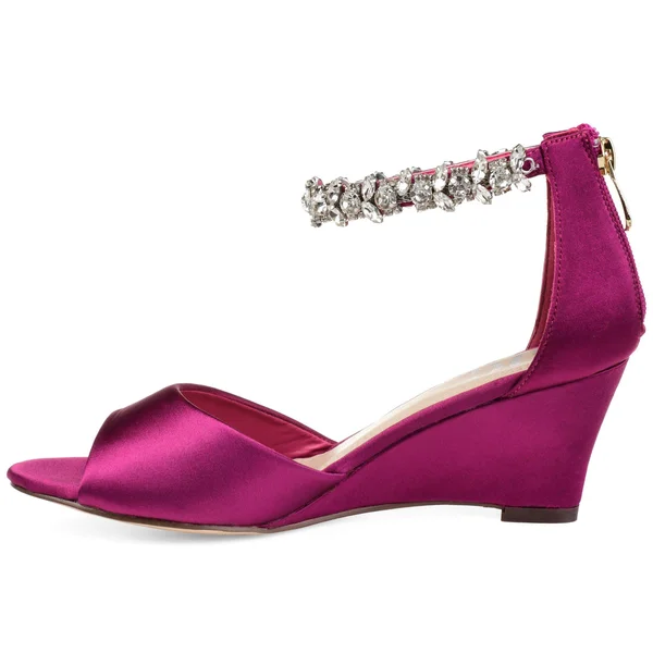 Journee Collection Black Connor Wedge