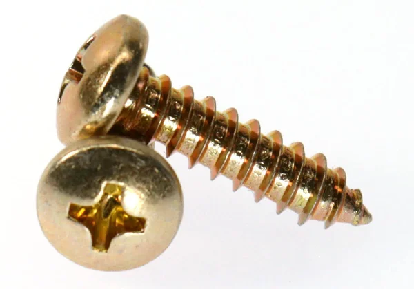 #10-16 x 3/8 Sheet Metal Screw Phillips Pan Head Type AB Low Carbon Steel Yellow Zinc Plated