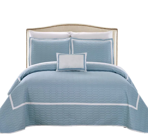 Chic Home Mesa Quilt Set - Blue, Queen