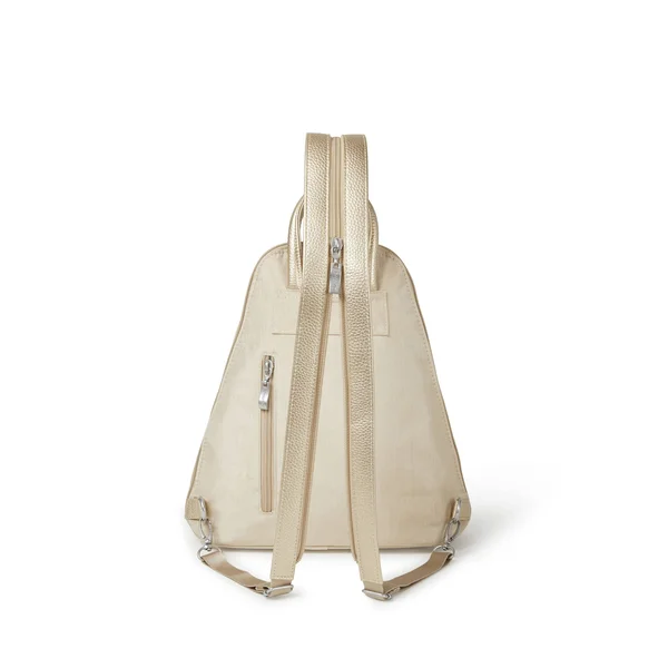 Baggallini Metro Backpack with RFID Phone Wristlet (Champagne Shimmer)