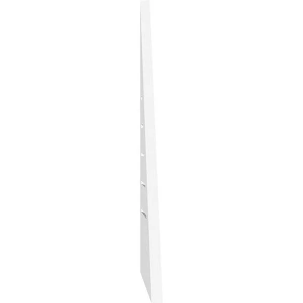 Ekena Millwork GVPRL28X2801SF 28x22W x 28x22H Right Triangle Left Side Surface Mount PVC Gable Vent 12/12 Pitch: Functional - w