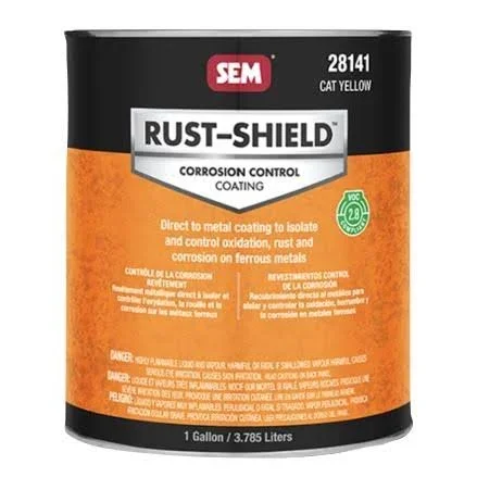 SEM 28141 2.8 VOC Rust SHIELD - Cat Yellow, Gallon