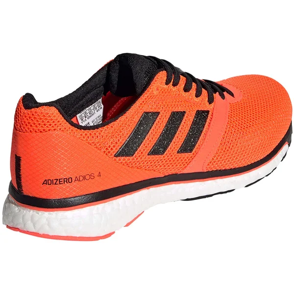 Adidas Adizero Adios 4 Boost Mens Running Shoes - Orange