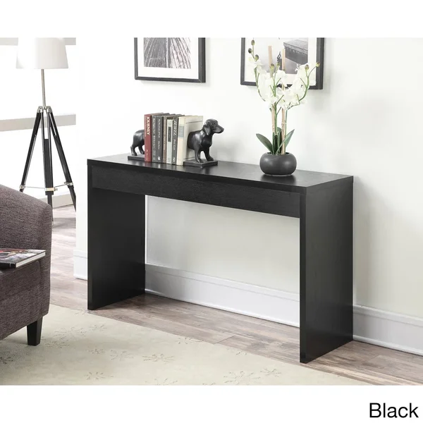 Porch & Den Bywater Franklin Console Table, Size: Black