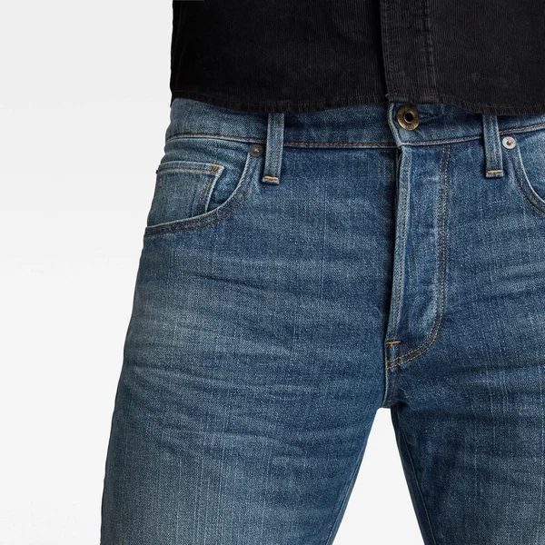 G-Star Raw Men 3301 Straight Jeans Medium Blue Size 29-30
