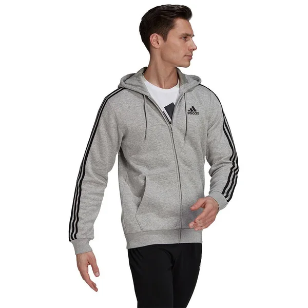 Adidas 3 Stripes Full Zip Sweatshirt M - Regular
