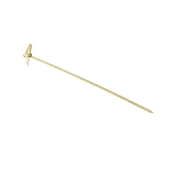 4x22 Length Bamboo Steath Looped Skewer - Pack of 100, 50 Packs