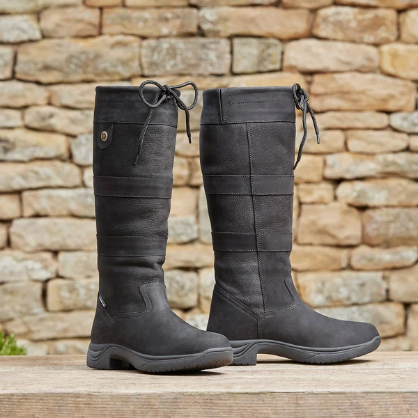 Dark Brown Dublin River Boots III, Wide