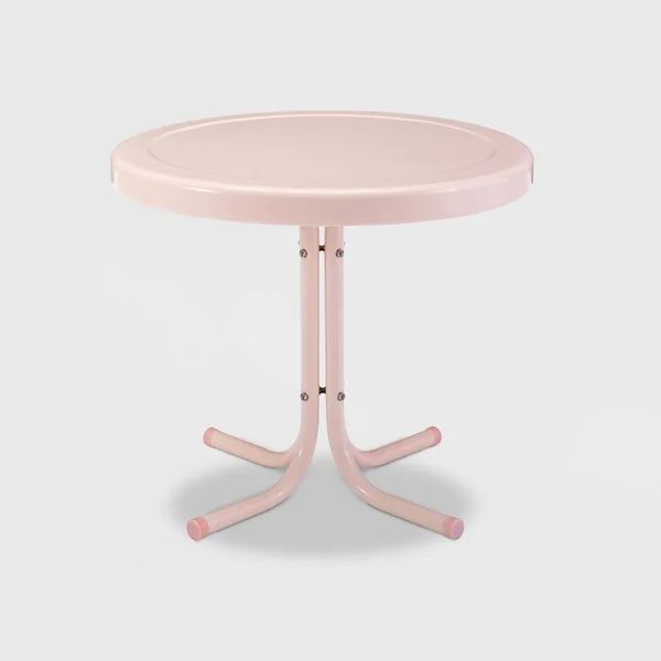 Crosley Retro Metal Side Table - Pink