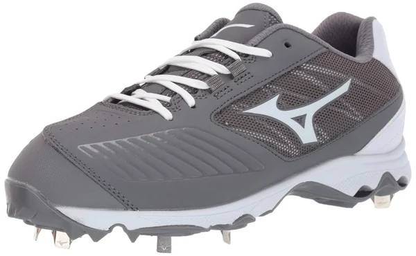 Mizuno 9-Spike Advanced Sweep 4 Low Womens Metal Softball Cleat, Women's, Size: 11.5, White