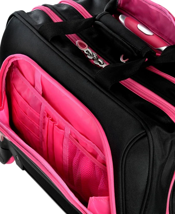 Olympia USA Hover Spinner Rolling Tote - Pink