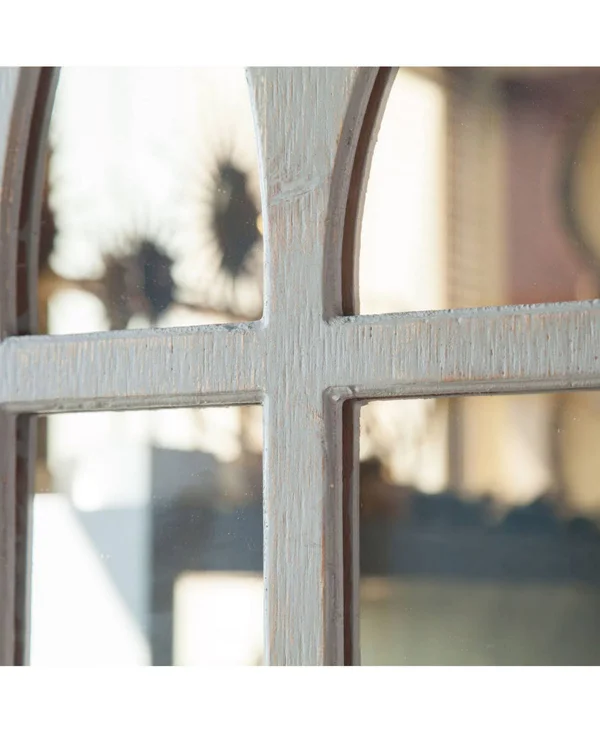 Luxen Home Cathedral Window Wall Mirror