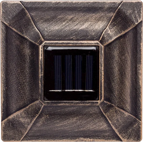 Paradise Gl28998bz Solar Cast Aluminum LED Post Cap Light (Bronze - 6 Pack), 5.98" x 5.98" x 5.31"
