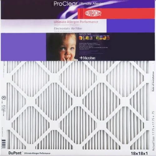 14x24x1 Dupont Proclear Ultimate Allergen Electrostatic Air Filter (2 Pack)