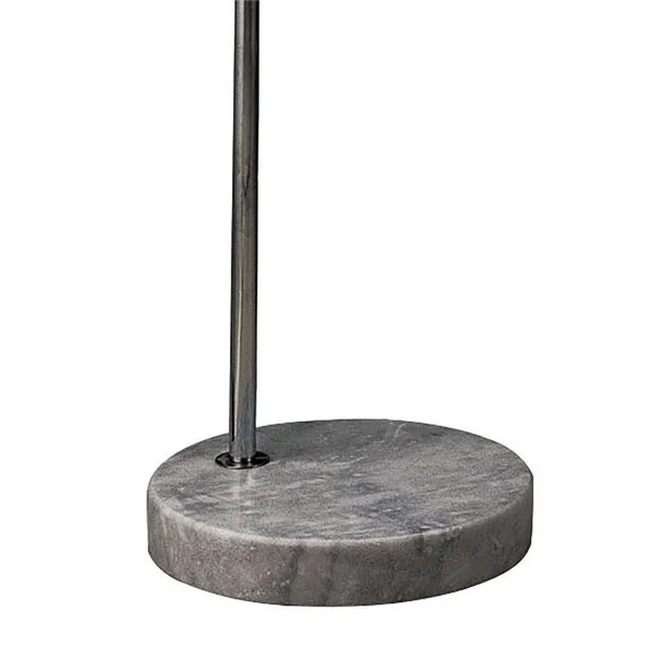 Furniture of America Bentley Contemporary Metal 62x22 Arch Floor Lamp in Chrome