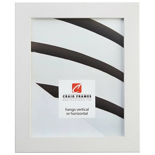 Craig Frames Bauhaus 125, Modern White Oak Picture Frame, 19x25 inch