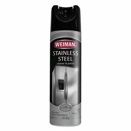 Weiman Stainless Steel Cleaner and Polish 17 oz Aerosol 6 /carton (WMN49CT)