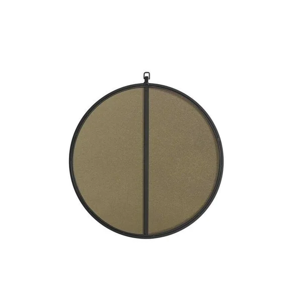 Carson Carrington Labbemala Metal Frame Round Mirror - 39x22 Diameter - Blue