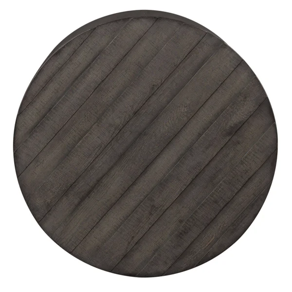 Liberty Furniture Modern Farmhouse Drum Cocktail Table