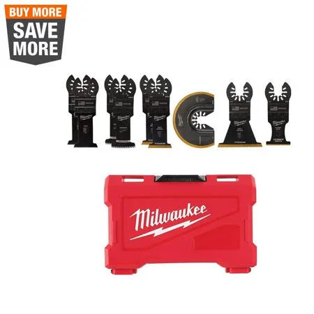 Milwaukee Oscillating Multi Tool Blade Kit Titanium Enhanced Carbide Teeth Clean Cuts, Men's, Size: One Size