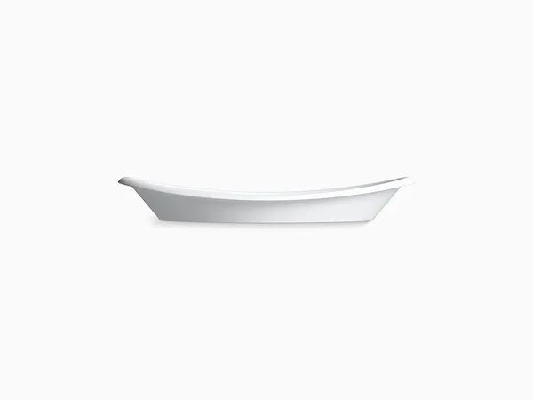 Kohler 5403-W-FF Iron Plains Wading Pool Oval Bathroom Sink with White Painted Underside - Sea Salt
