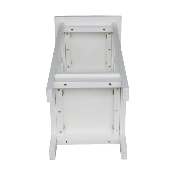 International Concepts 30 inch X-Sided Plant Stand - White