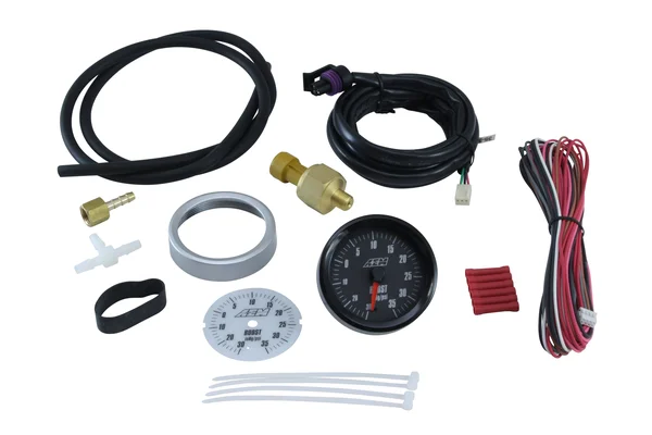 AEM Boost Gauge, Analog - 30-5132