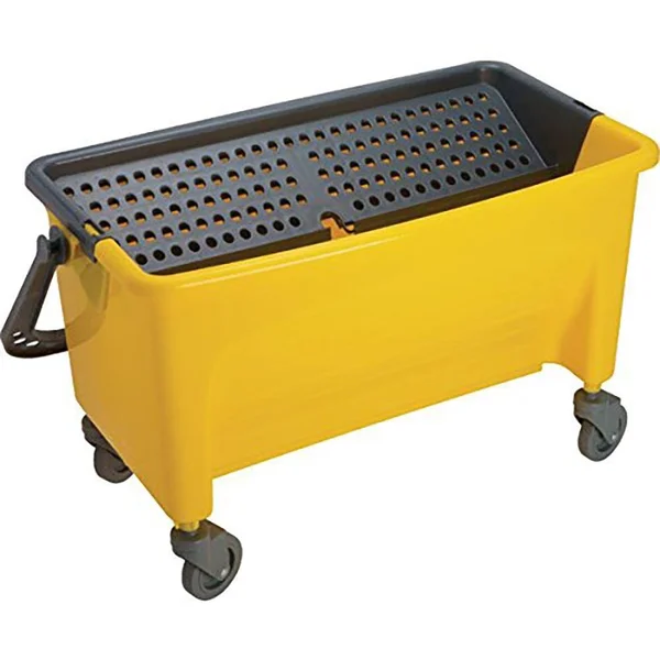 Zwipes 18 gal. Microfiber Mop Bucket, Yellow