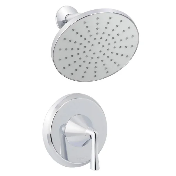 Miseno MS-850425-S Bella Pressure Balanced Shower Trim with 2.0 GPM Rain Shower Polished Chrome