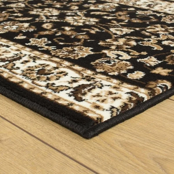 runrug USA Persian Black Hallway Carpet Rug Runner Length: 38 foot, WI