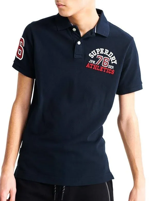 Superdry Classic Superstate - Blue - Polo Shirts