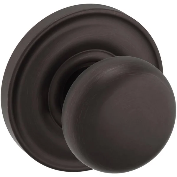 Baldwin Estate Knob 5048 Rose Passage Set 2-3/8x22 BS Venetian Bronze