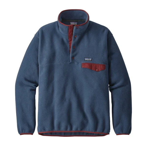 Patagonia Lightweight Synchilla Snap-T Pullover Men's- Stone Blue
