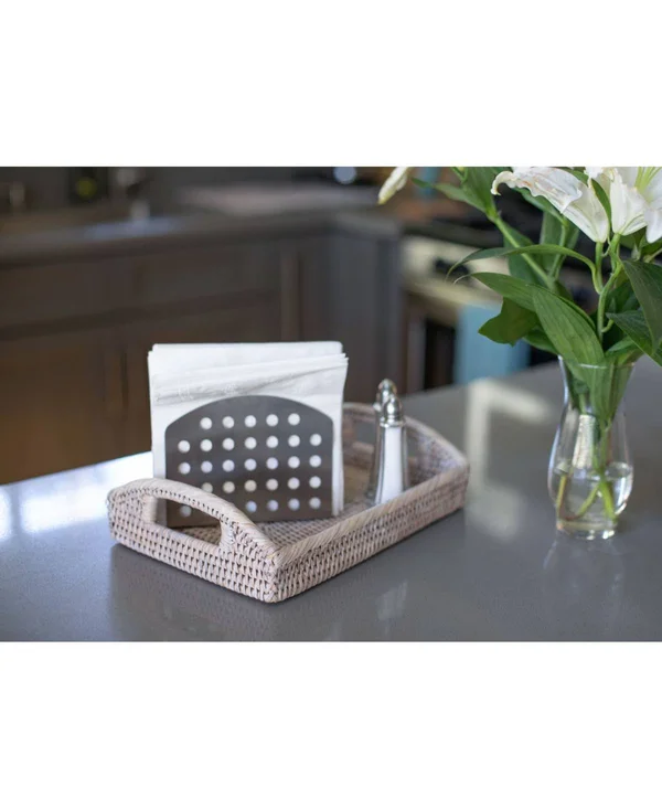 Artifacts Trading Company Rectangular Vanity Tray - Off-White