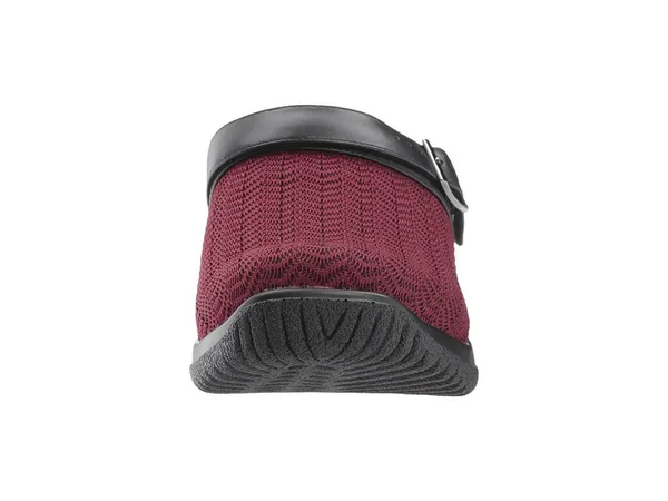 Drew Women's Savannah Clog - Burgundy Wavy Stretch