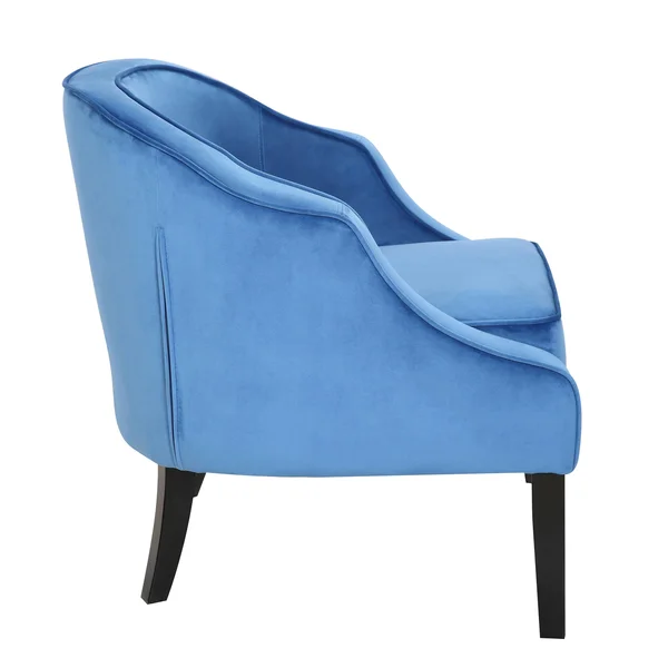 LumiSource Sofia Accent Chair Blue Velvet