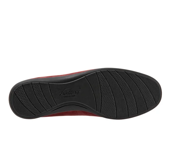 Trotters Women's Darcey Ballet Flat, Size: 10.5, Dark Red Leather