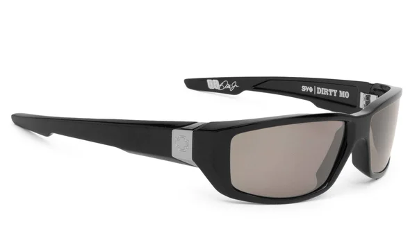 Spy Dirty Mo Sunglasses - Black - Happy Bronze Polar, Black Mirror