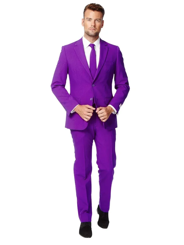 Opposuits Men's Purple Prince Suit