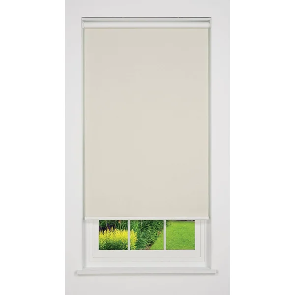 Linen Avenue Cordless Blackout Roller Shade, Beige 66 W x 78 H