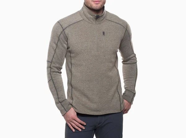 Kuhl Men's Interceptr 1/4 Zip Oatmeal, XXL