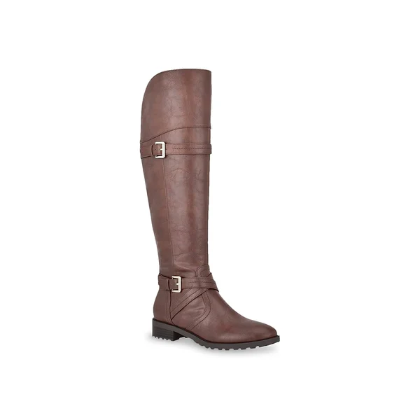 Unisa Ginney Boot, Women's, Dark Brown, Size 8.5, Boots, Block, Riding