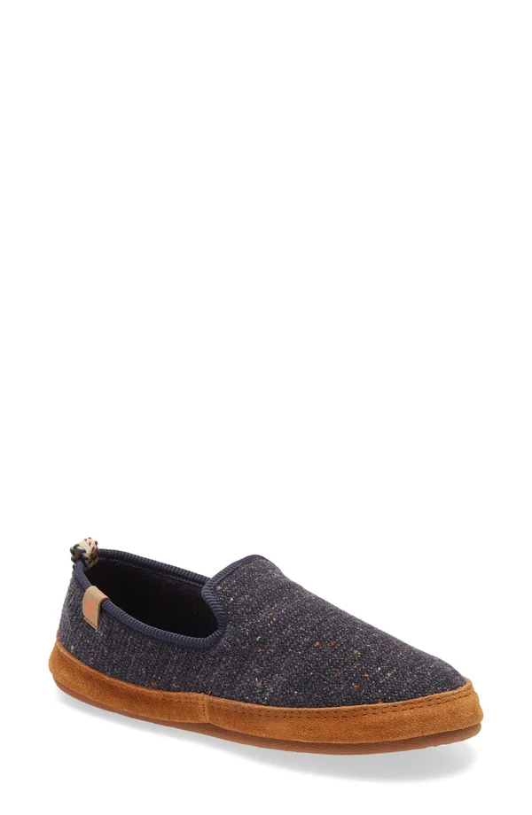 Acorn Women's Lightweight Bristol Loafer Slipper - Navy