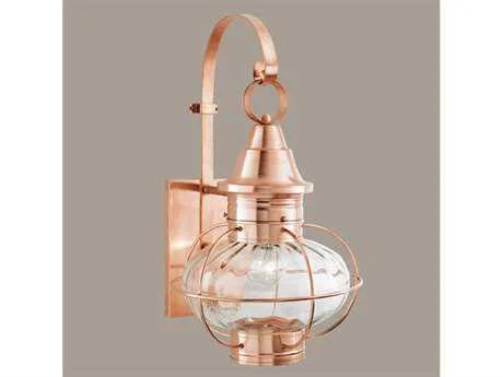 Norwell Vidalia Onion Large Outdoor Wall Light Gun Metal - Clear - 1609-GM-CL